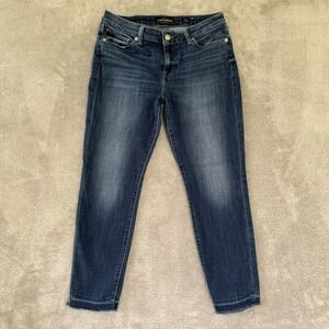 Lucky Brand Jeans Womens 30 Blue Lolita Skinny Dark Wash Faded Stretch Denim